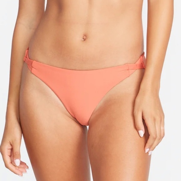 NWT Volcom Simply Seamless Hipster Bikini Bottoms Terracotta - Picture 4 of 8